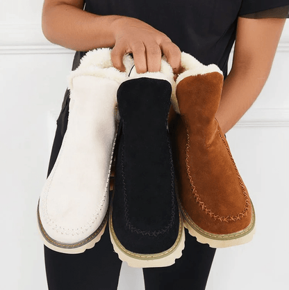 Dames Winterlaarzen Warm en Zacht Gevoerd met Antislip Zool