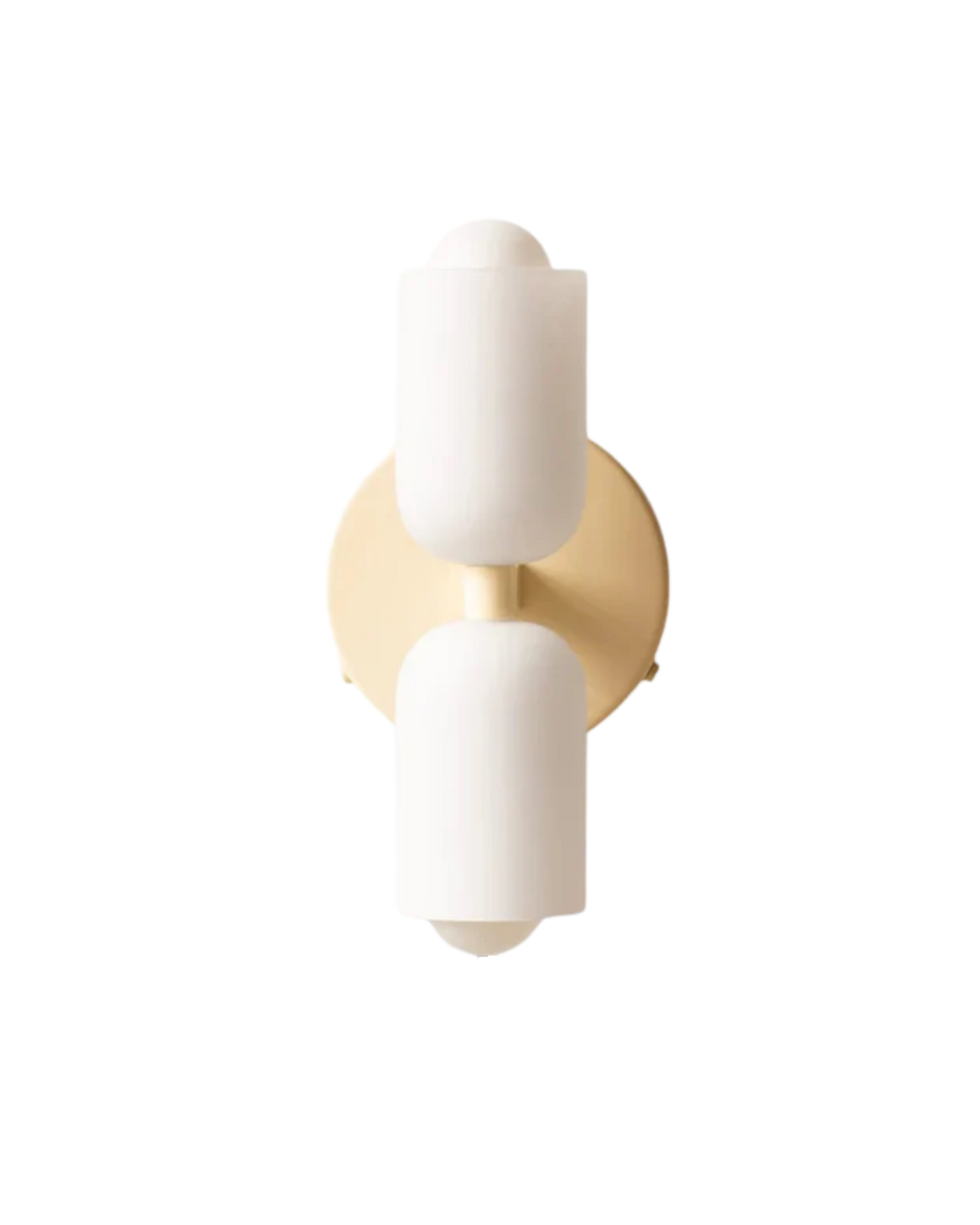 Sansoti | Wandlamp met Dubbele Glazen Kappen voor Slaapkamer en Woonkamer – E27 Wandverlichting