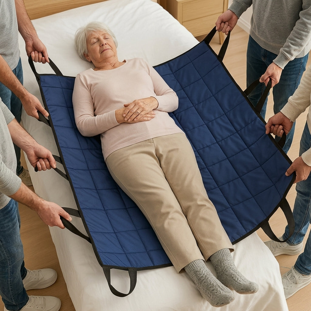 Gevoerde Overdraagmat voor Senioren – Comfortabele Transfer Hulp voor Bed & Ligondersteuning