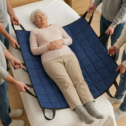 Gevoerde Overdraagmat voor Senioren – Comfortabele Transfer Hulp voor Bed & Ligondersteuning