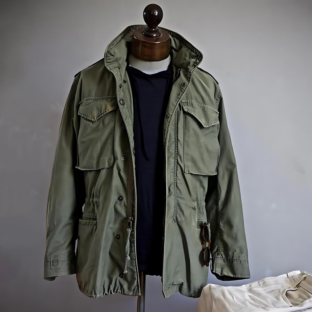 Militaire Jas Vintage Legerstijl Rocco - StudioMarella