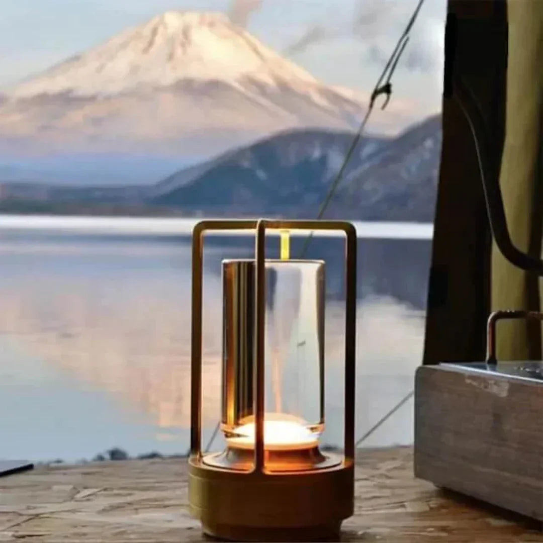 Draagbare Kristallen Tafellamp op Batterijen Dimbaar LED Goud Zilver Zwart Sfeerlamp Draadloos