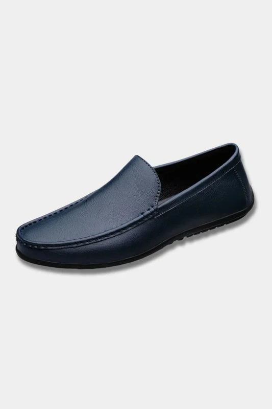 Leren Instappers Heren Slip-On Ademend Comfortabel Zakelijk Casual