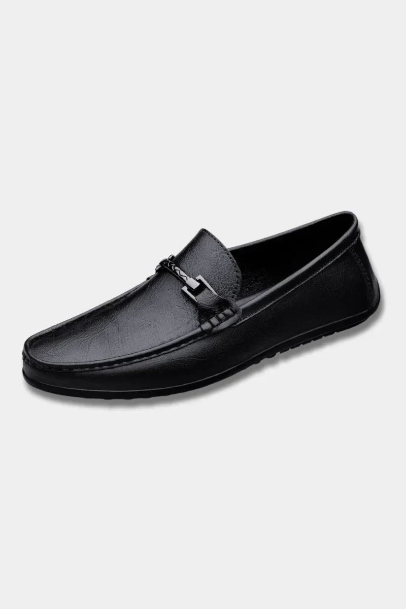 Leren Instappers Heren Slip-On Ademend Comfortabel Zakelijk Casual