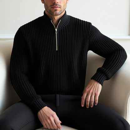 Softshell Sweatshirt Heren Waterafstotend Zip