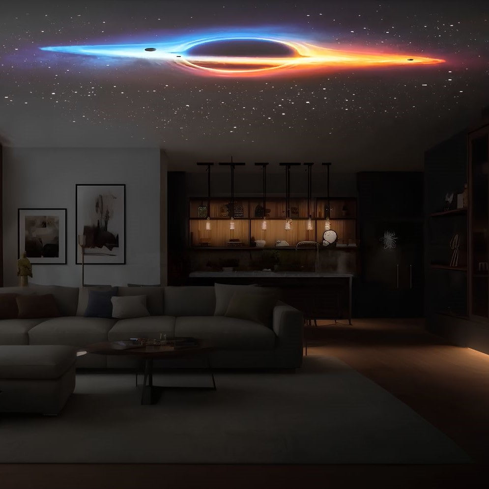 Sterrenprojector voor Slaapkamer LED Galaxy Projectorlamp met Timer Zwart/Wit