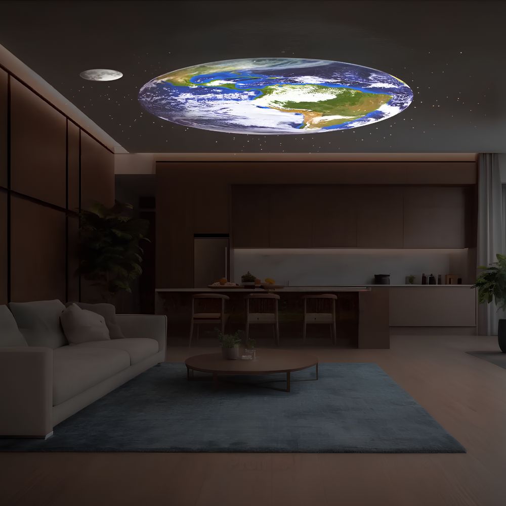 Sterrenprojector voor Slaapkamer LED Galaxy Projectorlamp met Timer Zwart/Wit