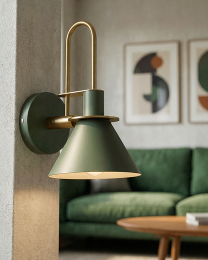 Moderne wandlamp van travertin en hout met warm wit licht – minimalistische design muurlamp voor woonkamer en slaapkamer