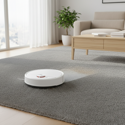 Slimme Robotstofzuiger met Dweilfunctie 2-in-1 Intelligente Vloerreiniging Automatisch Zuigen en Dweilen voor Hard Vloer