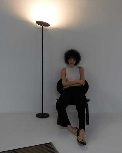 Vloerlamp LED Modern Dimbaar Slank Design Zwart Staande Lamp