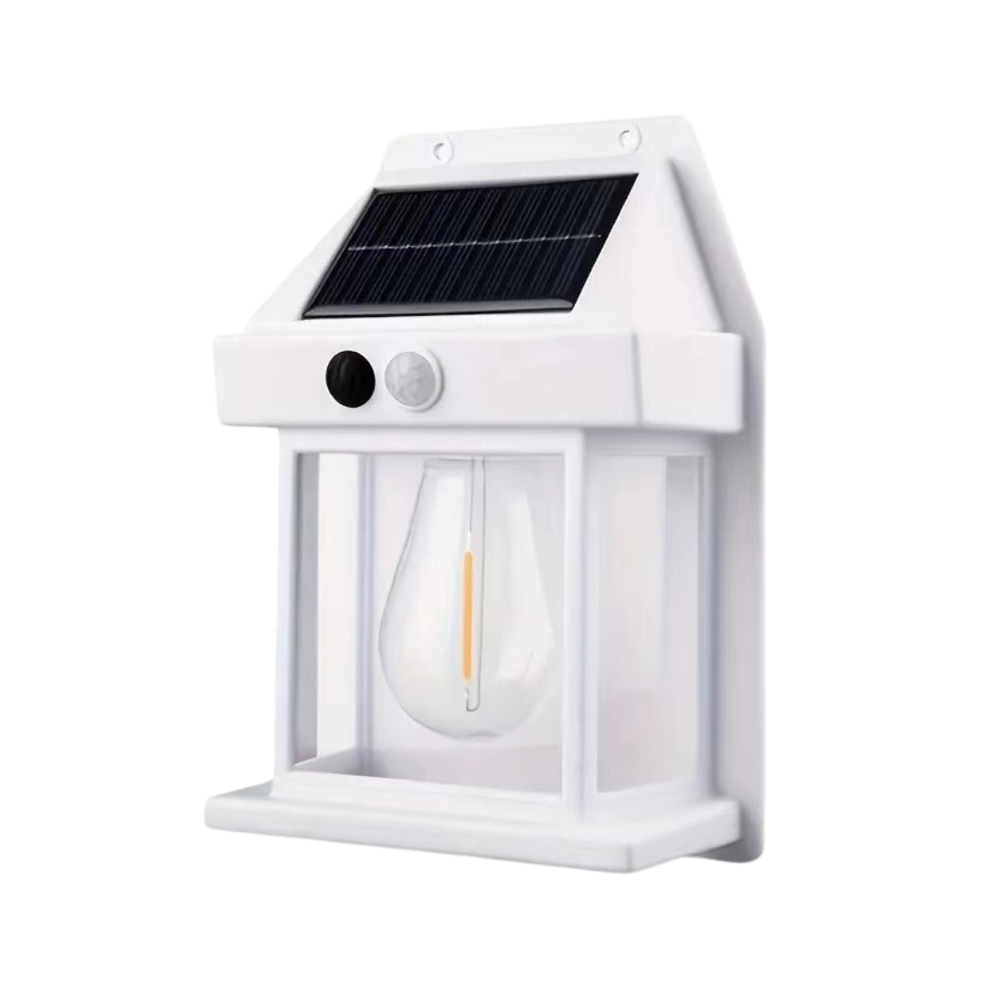 Solarlamp Buiten Bewegingssensor Scandinavisch Design 3W LED IP44 12 Uur