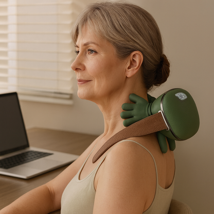 Shiatsu Massage Neksteun met Warmte voor Nek, Schouders en Rug – 3 Intensiteiten