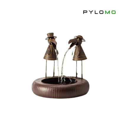 Waterfontein Dierfiguur Polyresin Met Pomp Tuin Terras Buiten