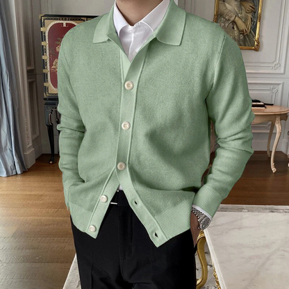 Heren Cardigan Button-Up Klassieke Stijl Comfortabel