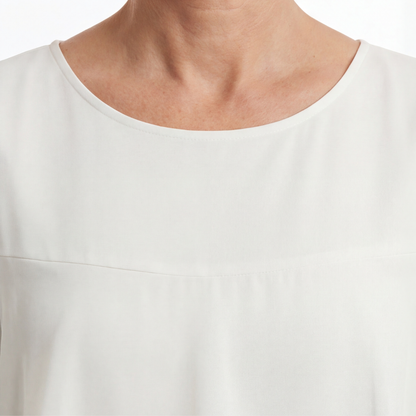 Gelaagde Ruffle Jurk voor Vrouwen – Vloeiende Chiffon met Vleugelmouwen & 4 Lagen