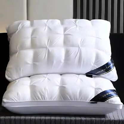 Zacht Kussen met Premium Veren- en Dowvulling voor Rust en Comfort