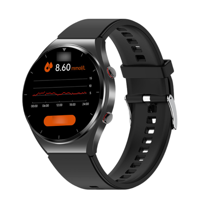 Smartwatch met Gezondheidsmeting ECG Bloeddruk Hartslagmeter Niet-Invasieve Bloedsuikersensor Polshorloge Fitnesstracker