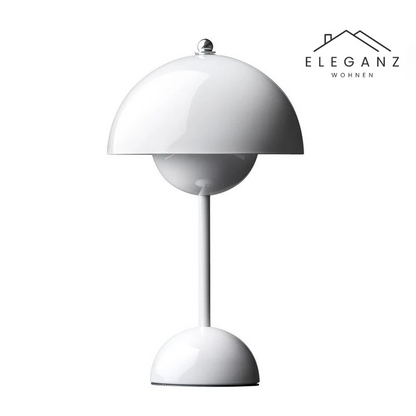 LED Tafellamp Paddenstoel Oplaadbaar Dimbaar Design Metaal 29cm