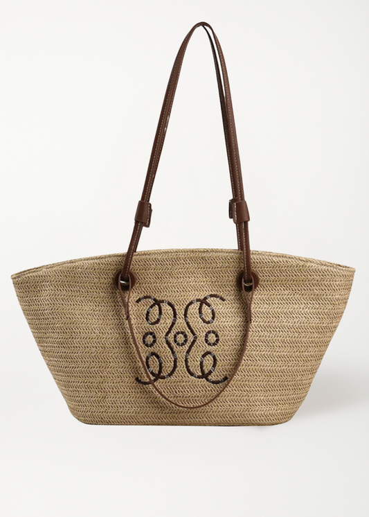 Boho Strandtas Groot Handgemaakt voor Vakantie - StudioMarella