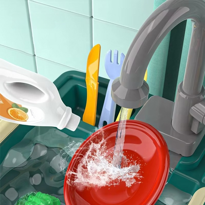 Interactieve Speelkeuken met Waterpomp en Spoelbak voor Fantasievol Rollenspel