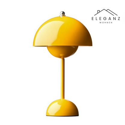 LED Tafellamp Paddenstoel Oplaadbaar Dimbaar Design Metaal 29cm