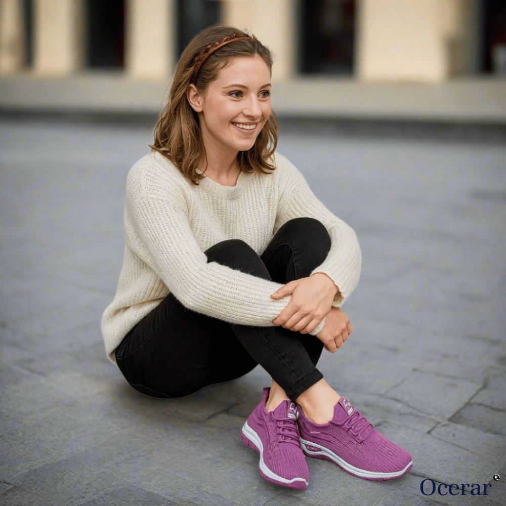 Lichtgewicht Dames Sneaker - Ademend Mesh met EVA-Zool - Ultracomfortabel voor Dagelijks Gebruik - Moderne Stijl