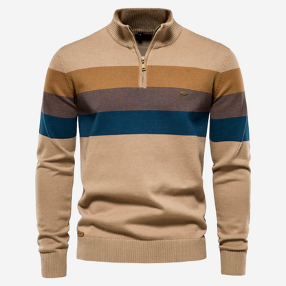Lorenzo | Striped Heren Trui Elegante Design