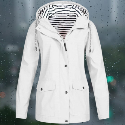 Trenchcoat Lange Mouw Casual Dames