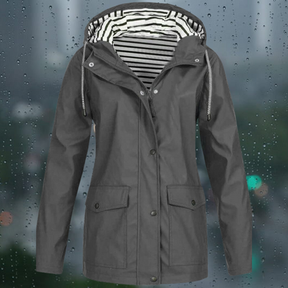 Trenchcoat Lange Mouw Casual Dames