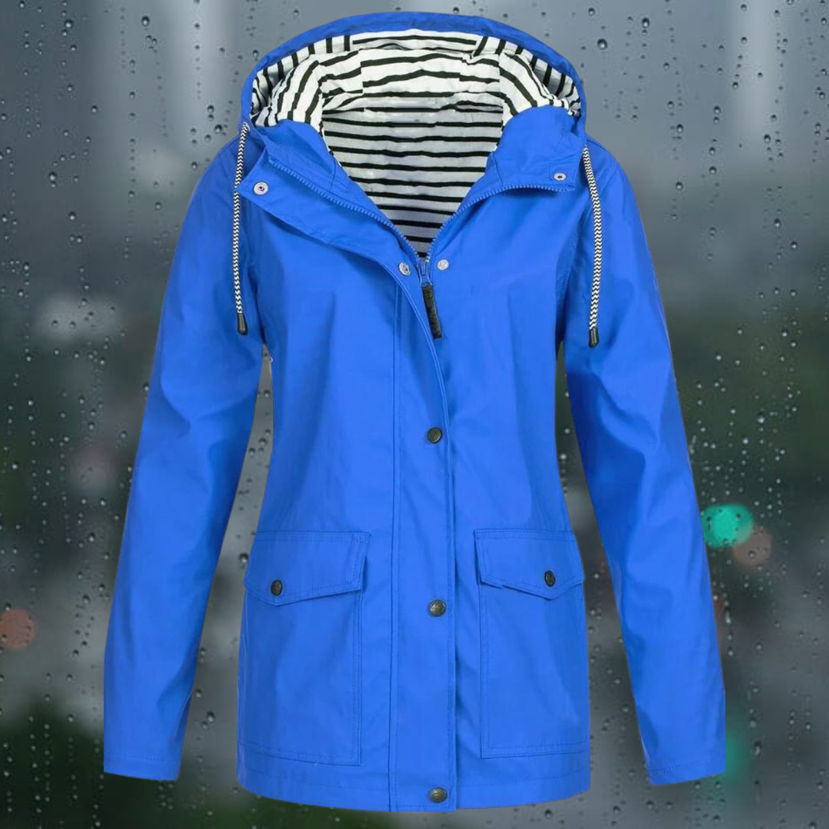 Trenchcoat Lange Mouw Casual Dames