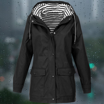 Trenchcoat Lange Mouw Casual Dames