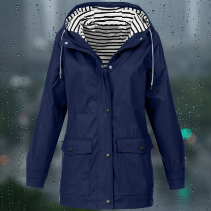 Trenchcoat Lange Mouw Casual Dames