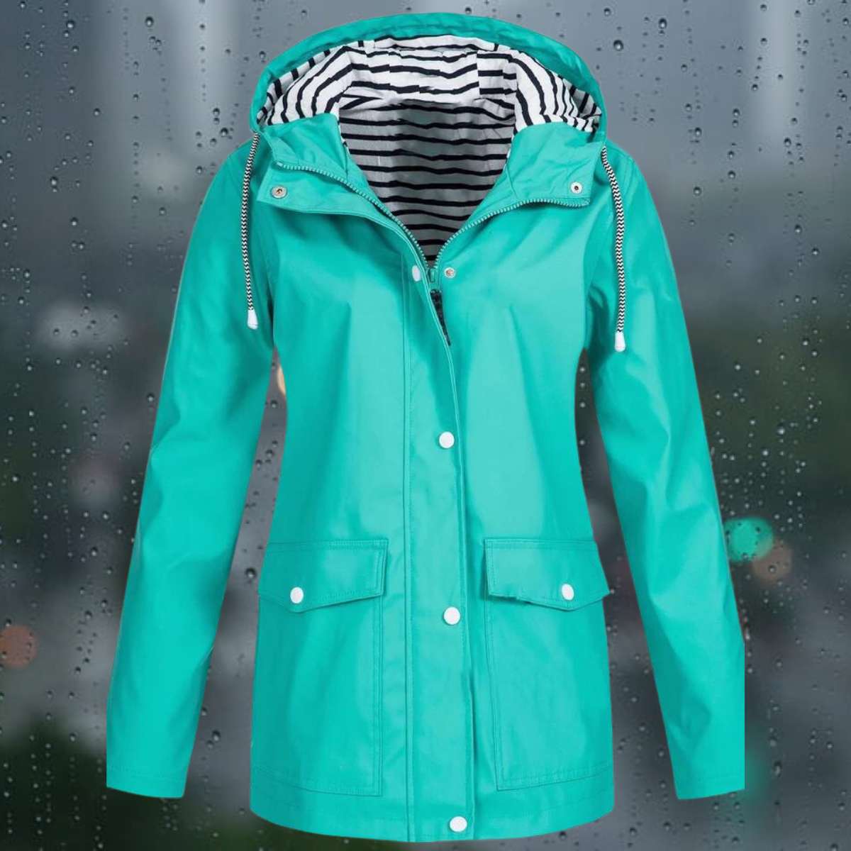 Trenchcoat Lange Mouw Casual Dames