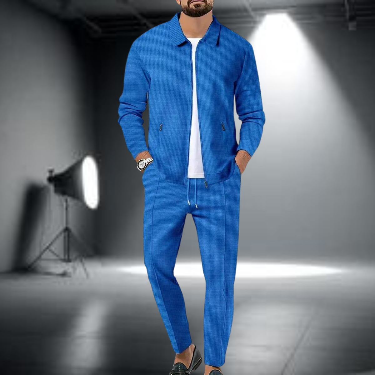 Heren Trainingspak Lichtgewicht Joggingbroek en Vest