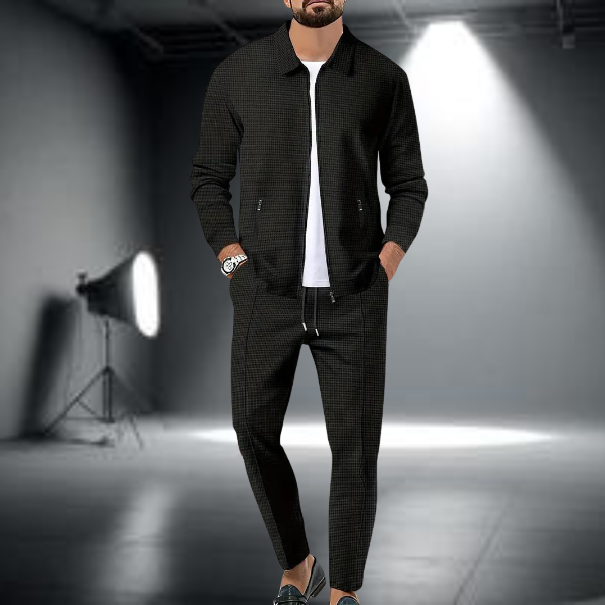 Heren Trainingspak Lichtgewicht Joggingbroek en Vest