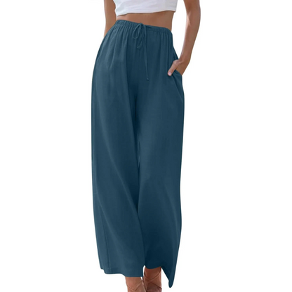 Linnen Broek Elegante Katoen Zomerkleding voor Dames