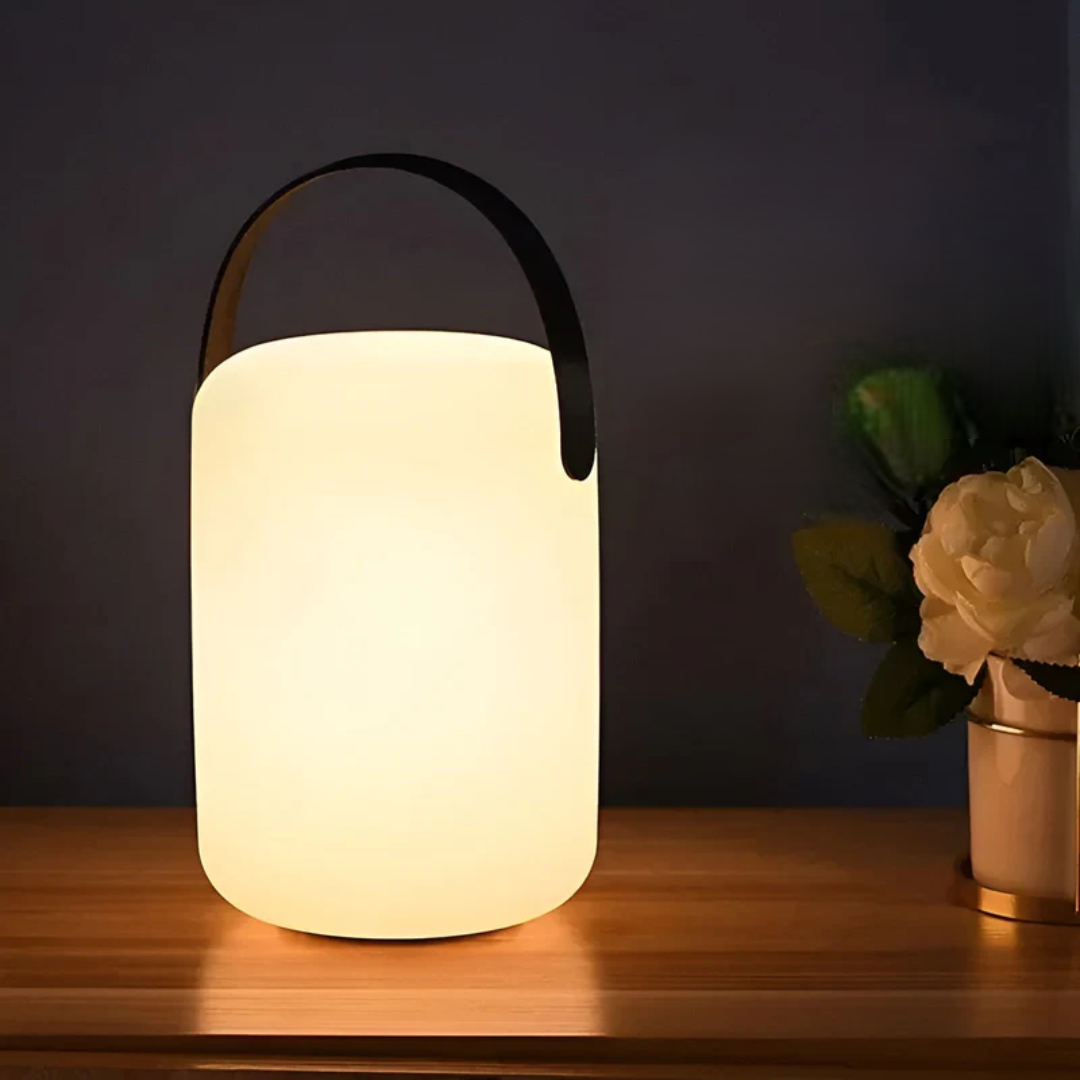 Draadloze led tafellamp met dimfunctie en kleurstanden voor binnen en buiten