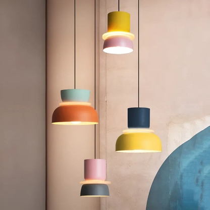 Kleurrijke LED Hanglamp Metaal Modern Design Woonkamer Slaapkamer