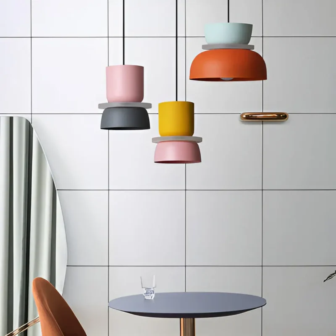 Kleurrijke LED Hanglamp Metaal Modern Design Woonkamer Slaapkamer