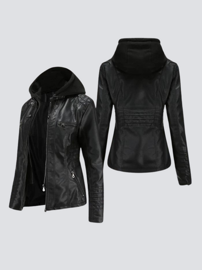 Leren Jas Comfortabel Zwart