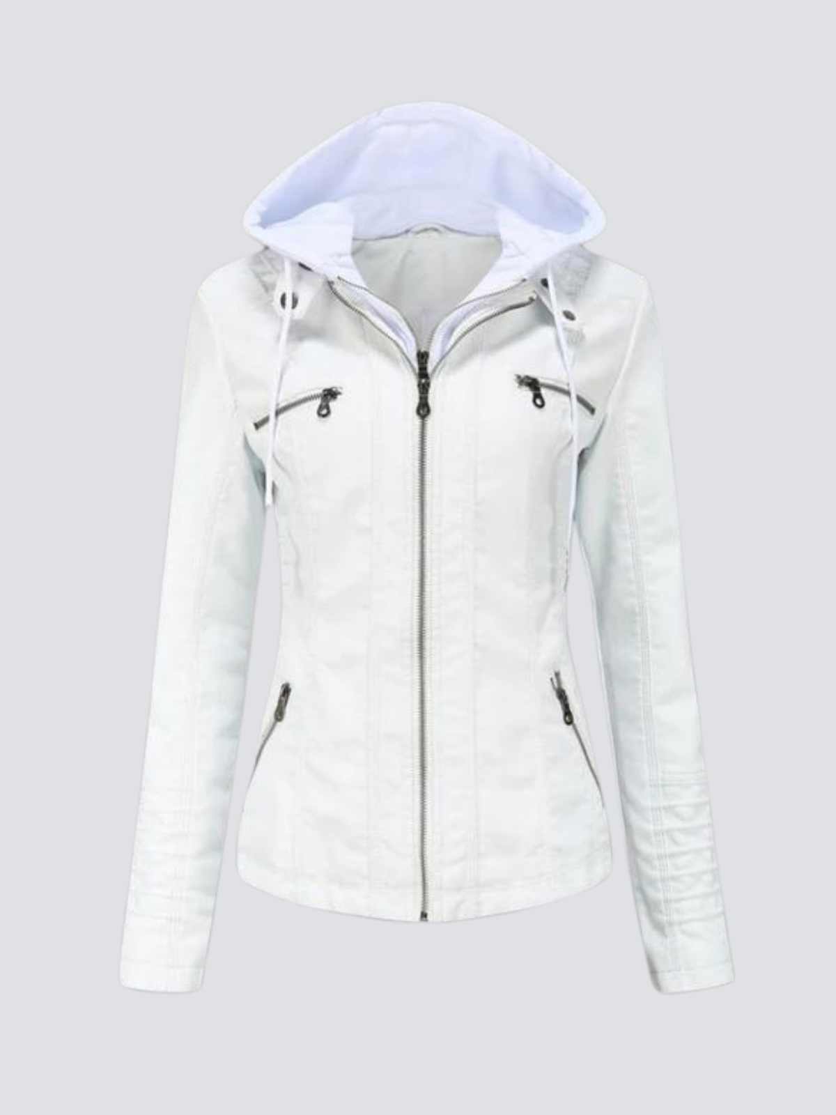 Leren Jas Comfortabel Zwart Dame