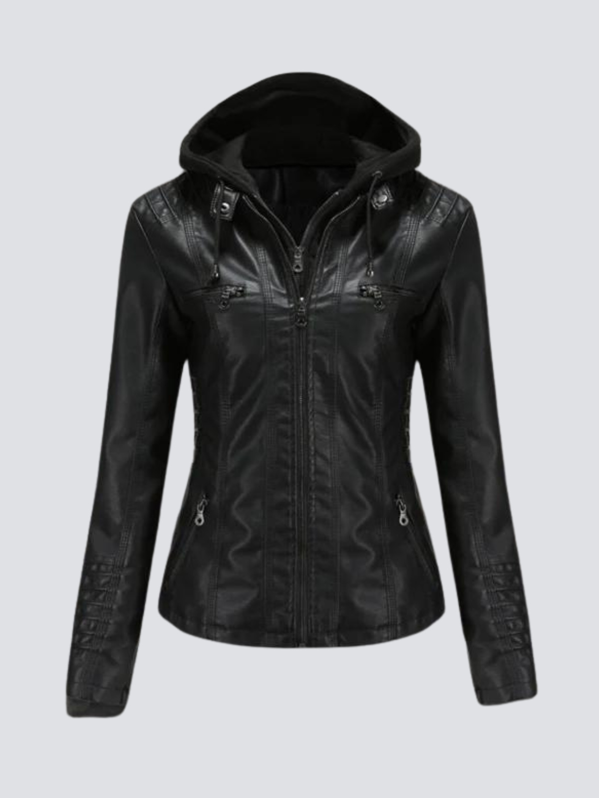 Leren Jas Comfortabel Zwart
