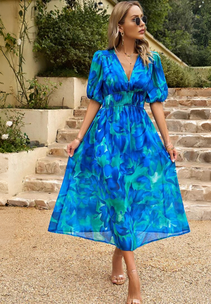 Dames Jurk Elegant Slimvallend
