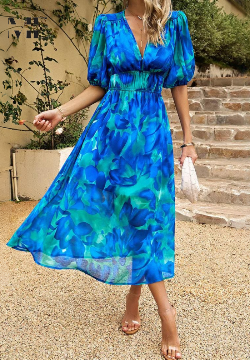 Dames Jurk Elegant Slimvallend