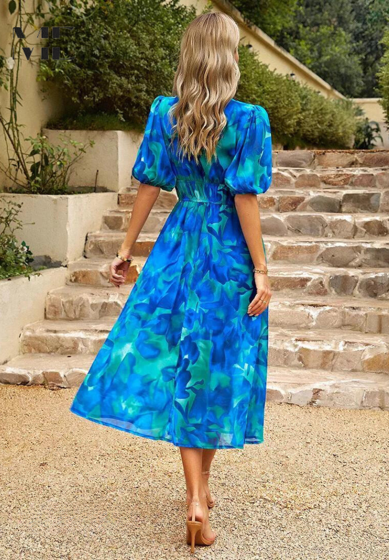 Dames Jurk Elegant Slimvallend