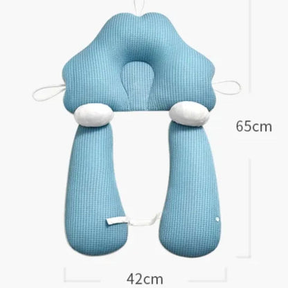 Ergonomisch Babykussen met Hoofdondersteuning Katoenen Wiegkussen Pasgeboren