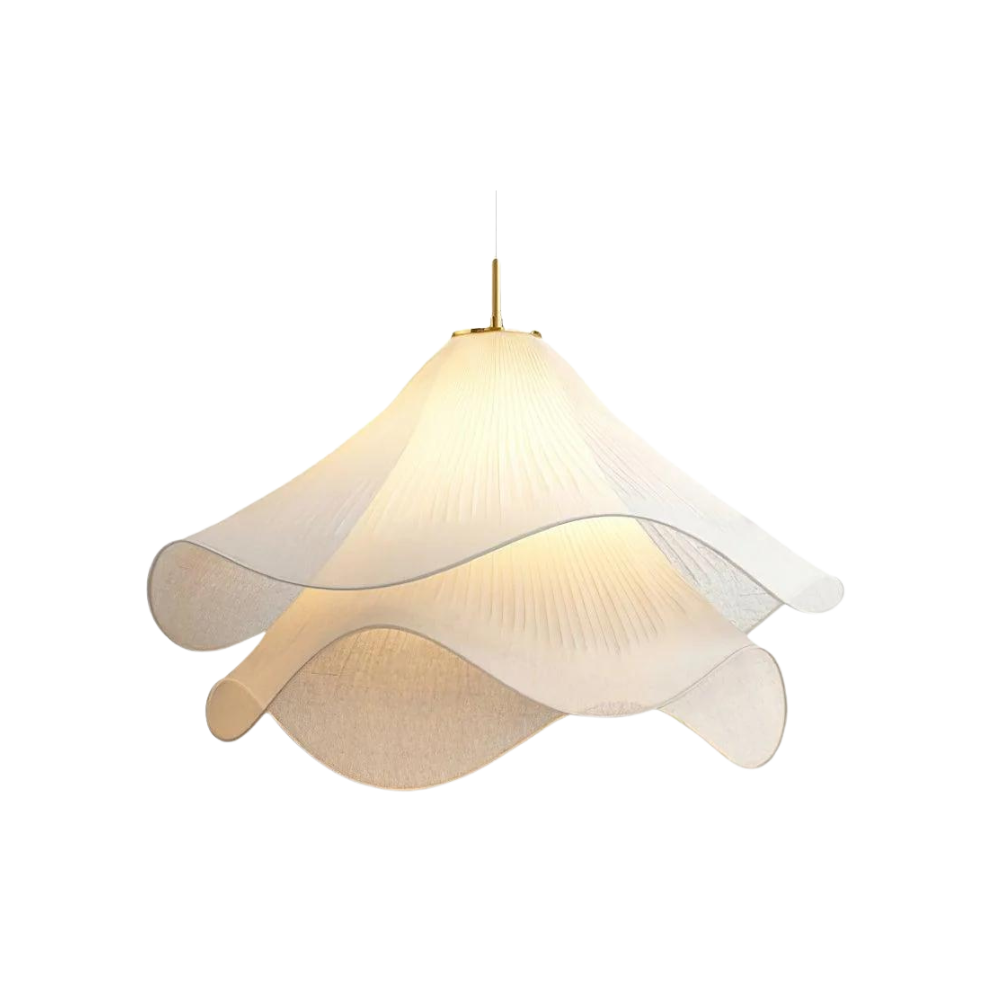 Hanglamp Japandi Stof Rond Scandinavisch Design E27 40-80cm Warm Licht