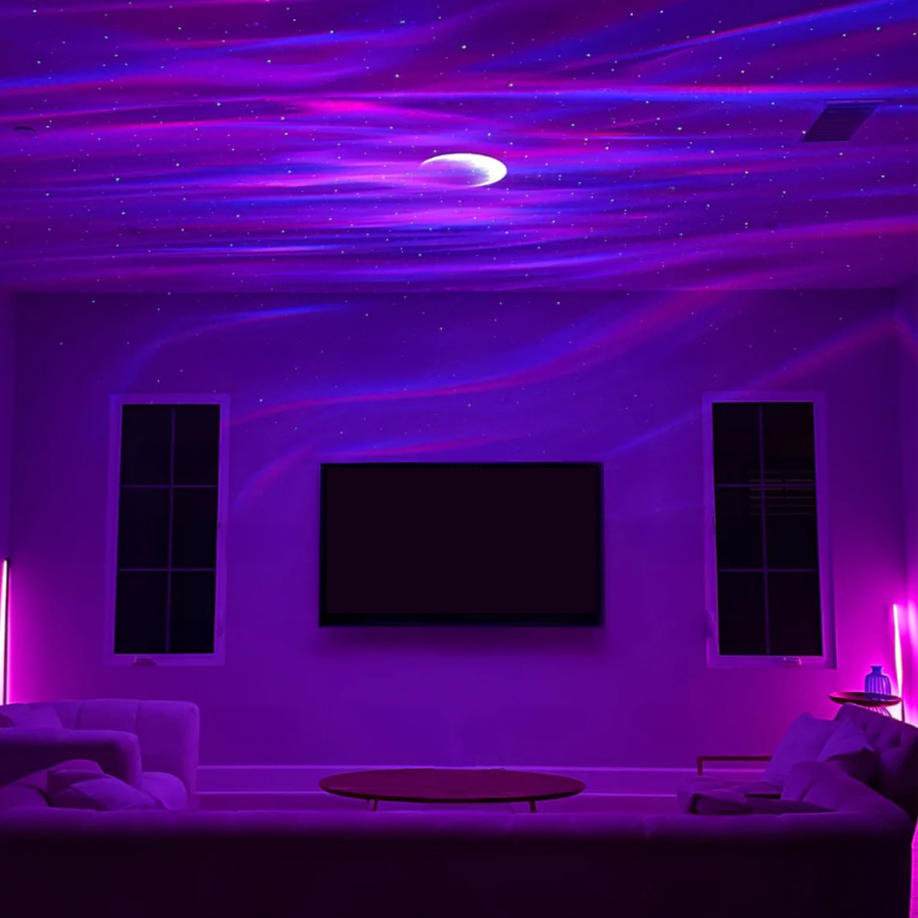 Sterrenhemel Projector Lamp Met Afstandsbediening 24 Kleuren