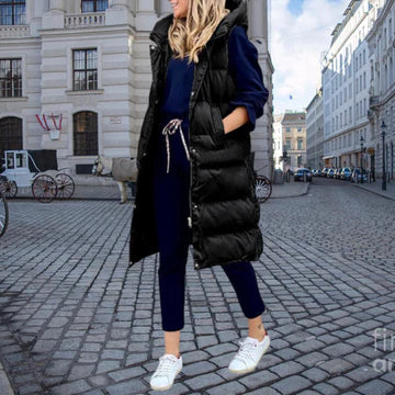 Lange Bodywarmer Dames Warm Isolatie