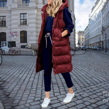 Lange Bodywarmer Dames Warm Isolatie